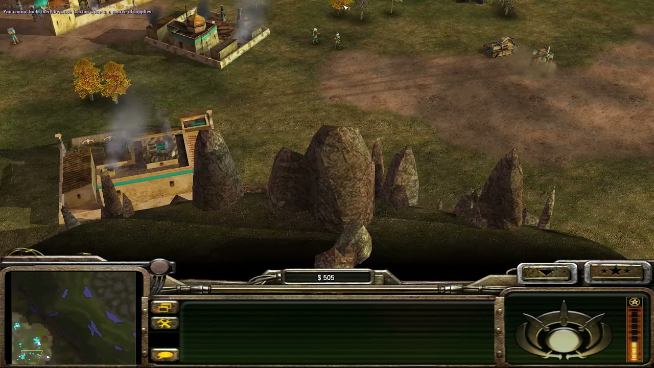 General Juhziz vs General Kwai TANK General Command and Conquer Generals Zero Hour HARD DIFFICULTY