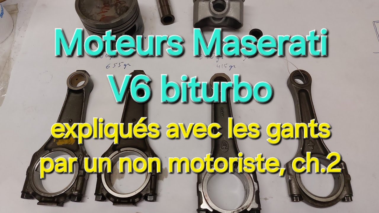 Moteurs Maserati V6 biturbo expliqués par un non motoriste, épisode 2