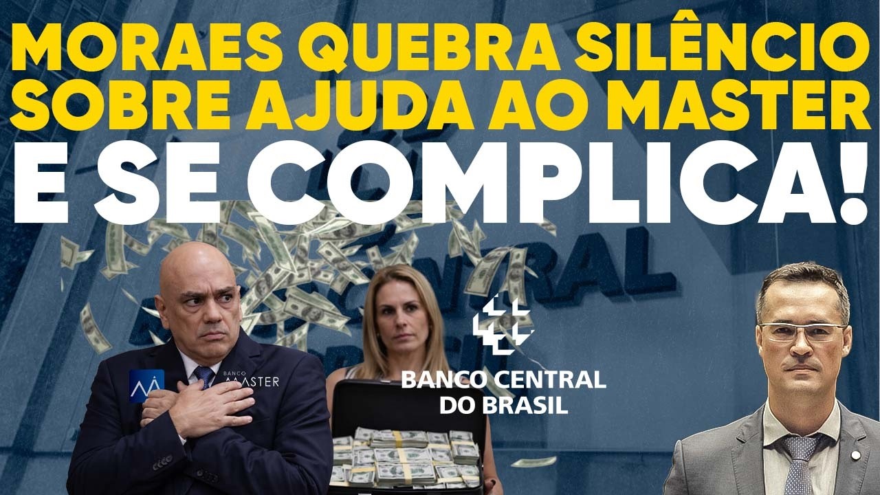 🚨 Moraes DÁ DESCULPA sobre ajuda ao Master e SE COMPLICA ainda mais com nota do Banco Central 😱