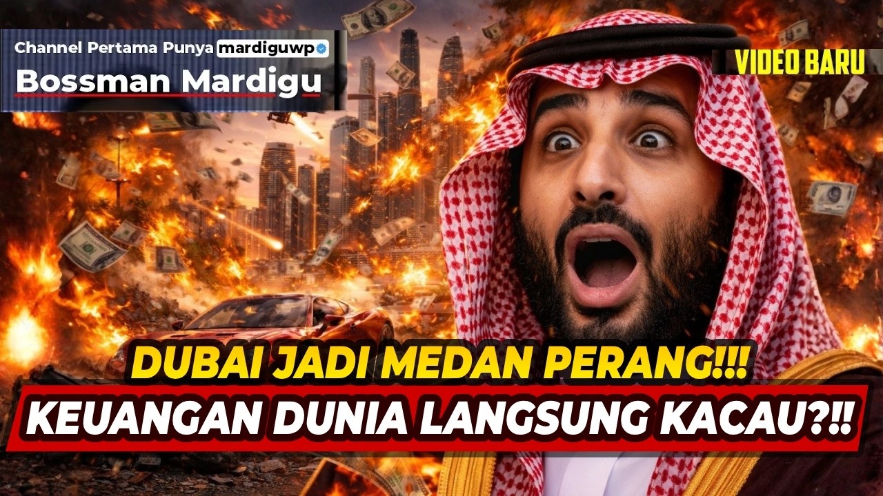 DUBAI JADI MEDAN PERANG !!! KEUANGAN DUNIA LANGSUNG KACAU ?!! - Mardigu Wowiek