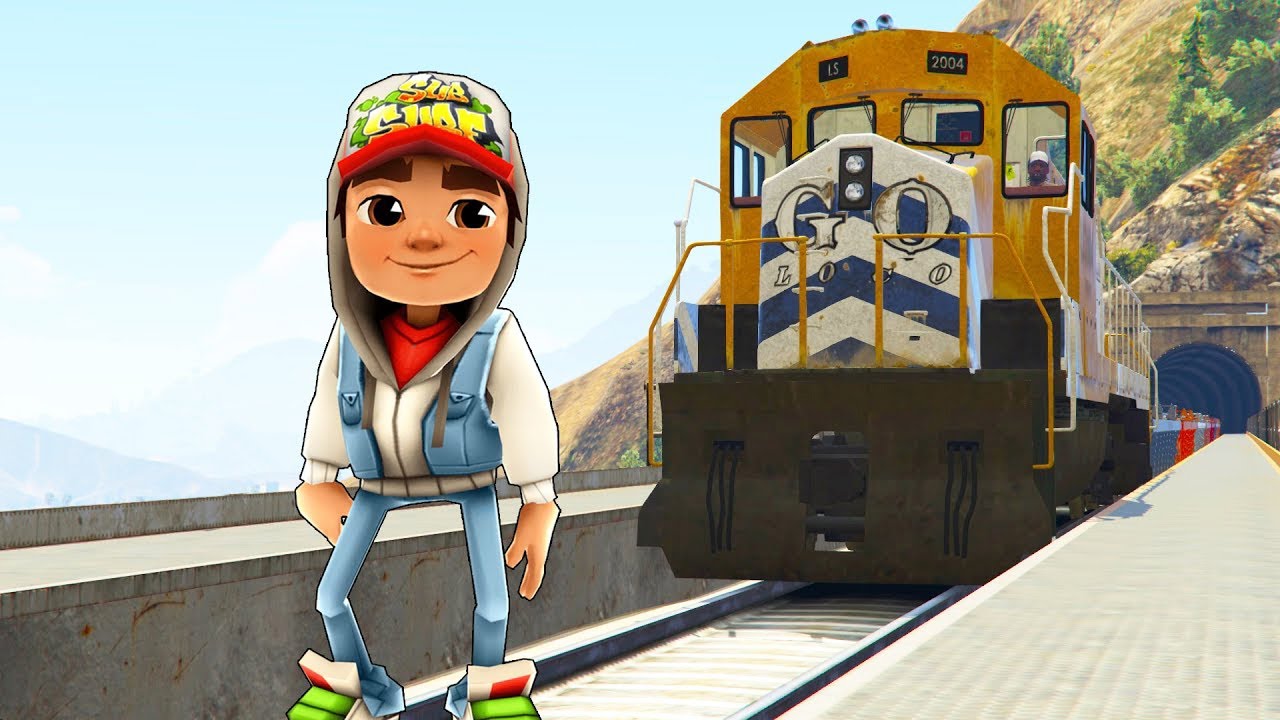 GTA 5 * Subway Surfers * Train * Jake * Videos Game