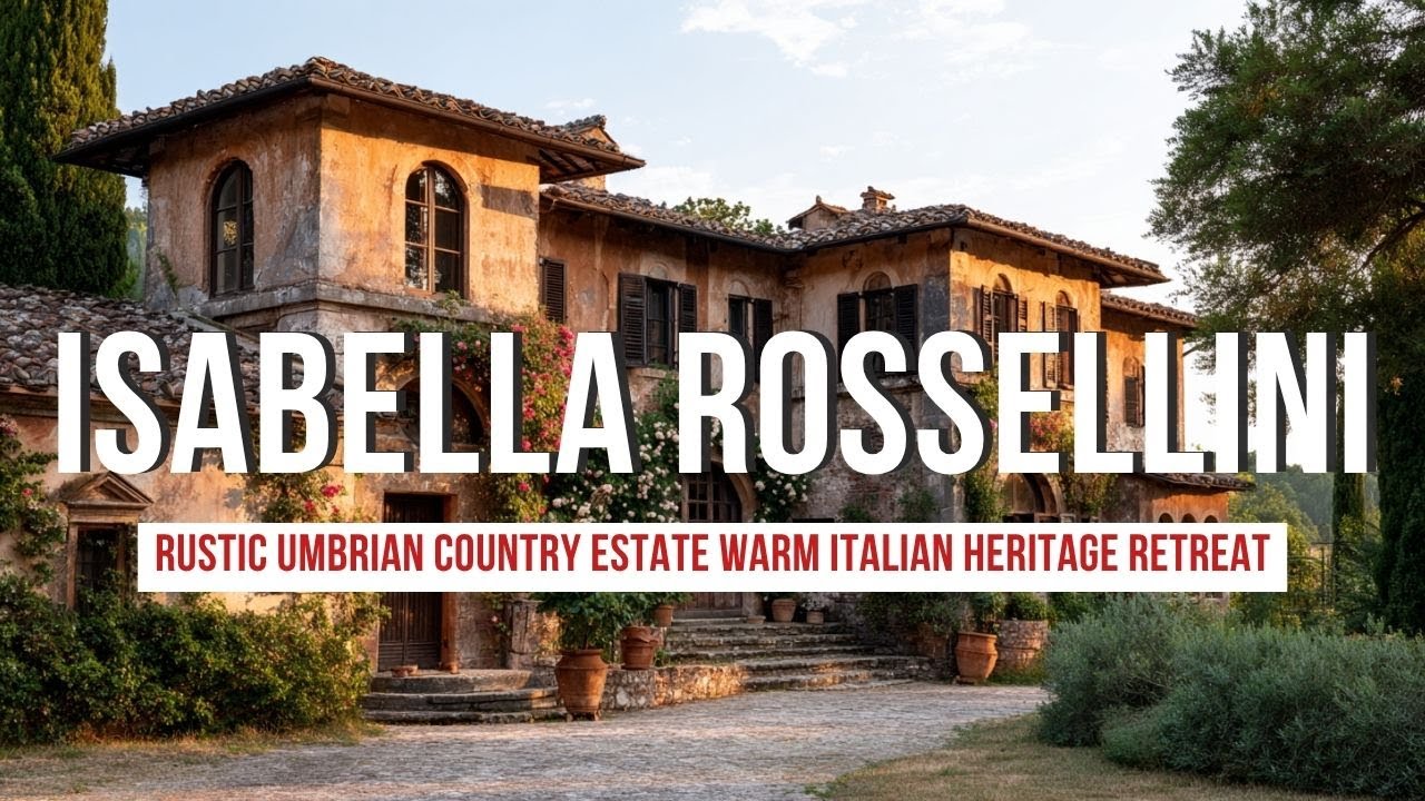 Rustic Umbrian Country Estate Inspired by Isabella Rossellini Warm Italian Heritage Retreat