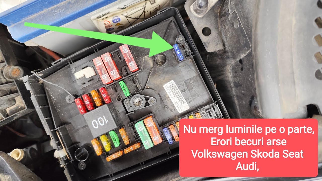 00927 terminal 30 right, open circuit, nu merg luminile pe o parte, erori becuri arse