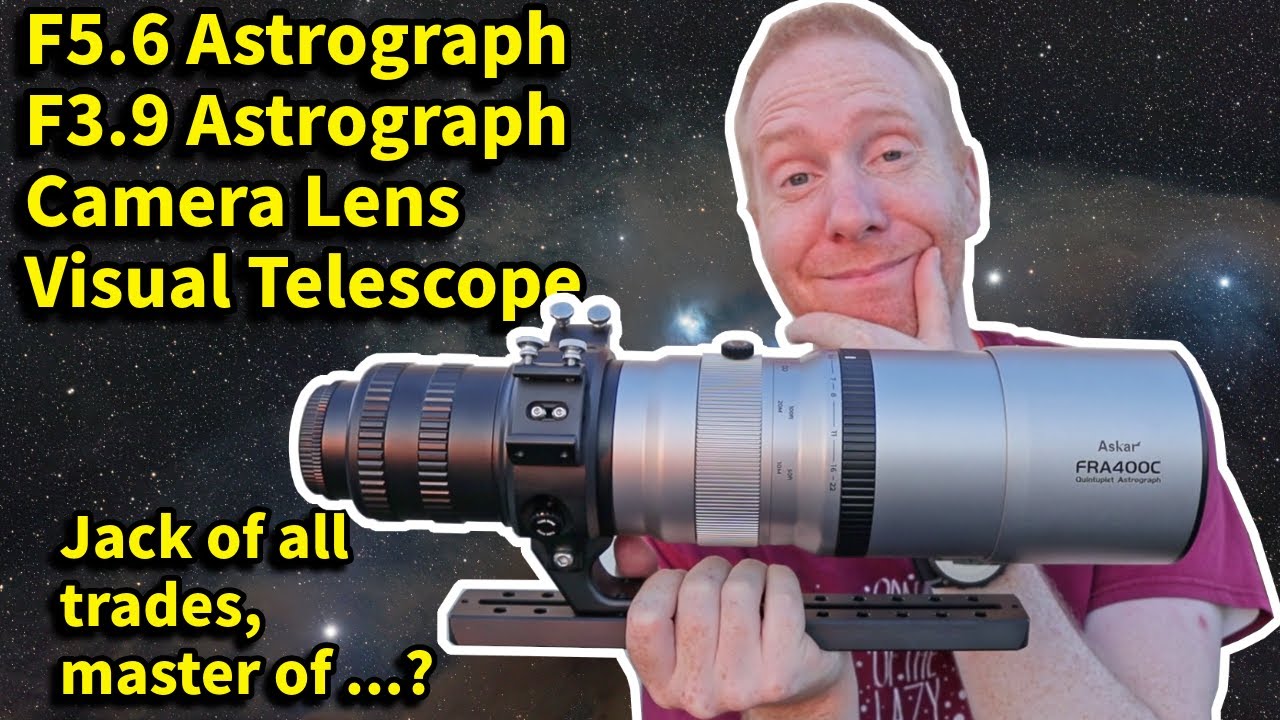 This telescope does it all! But is it a good astrograph? TEST of the ASKAR FRA400C