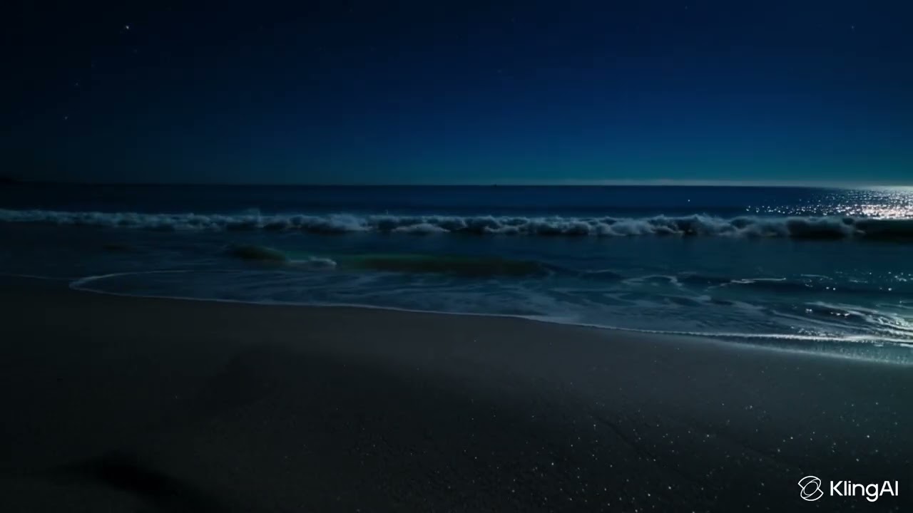 Moonlit Ocean — Night Waves for Deep Sleep, Insomnia Relief & Calm Mind | 4K Ambient
