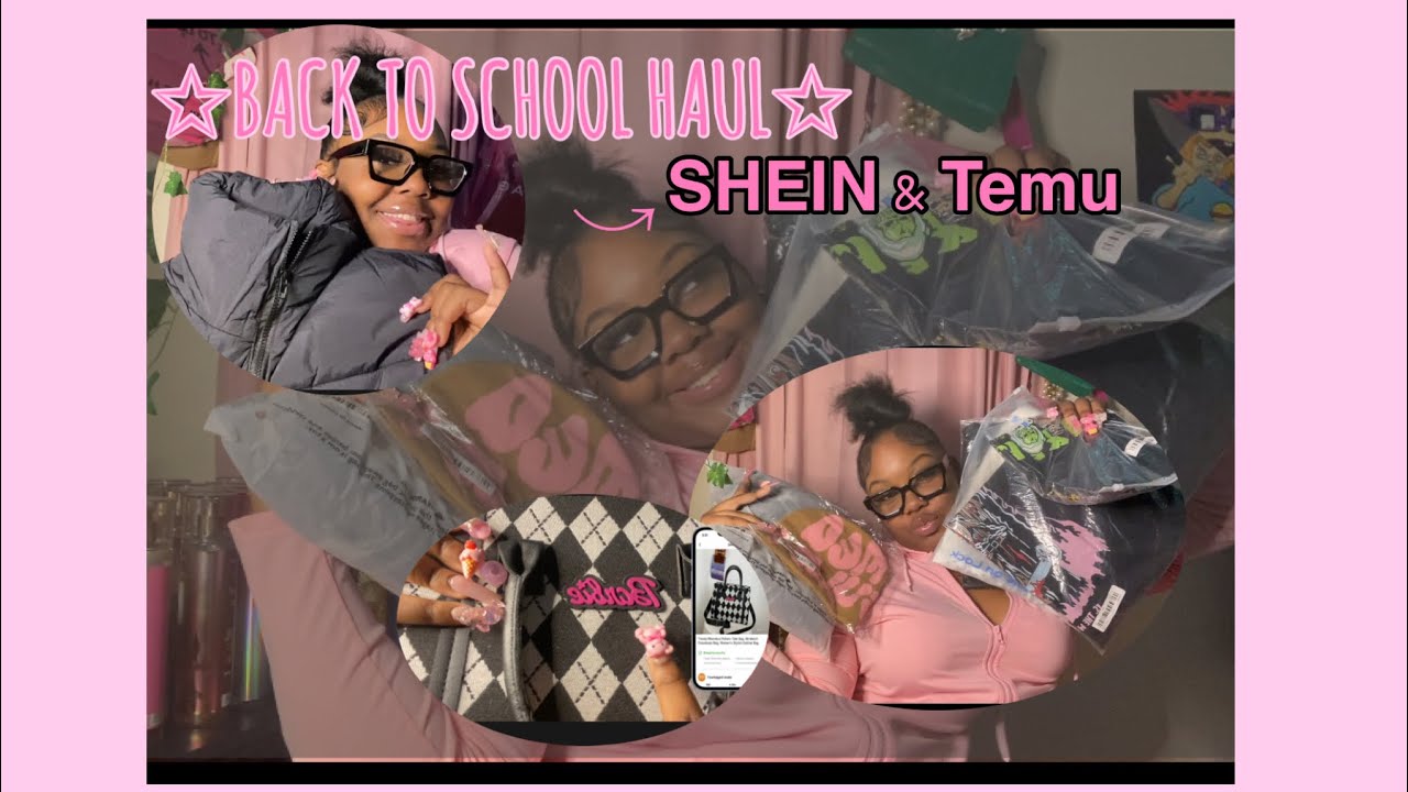 Back to School Haul🫶🏾 ft:SHEIN & Temu