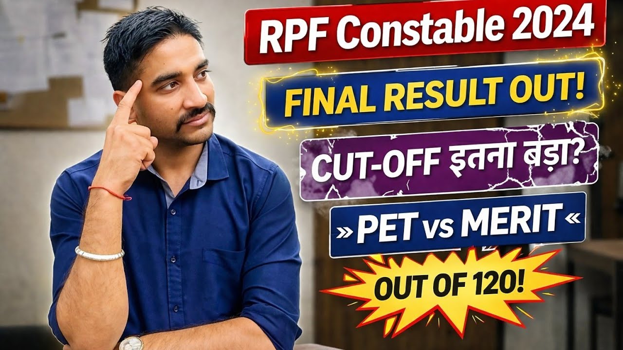 💥RPF Constable 2024 Cutoff Real Analysis💯|✅PET vs Final Merit Difference % (Out of 120)| #rpf #2026 