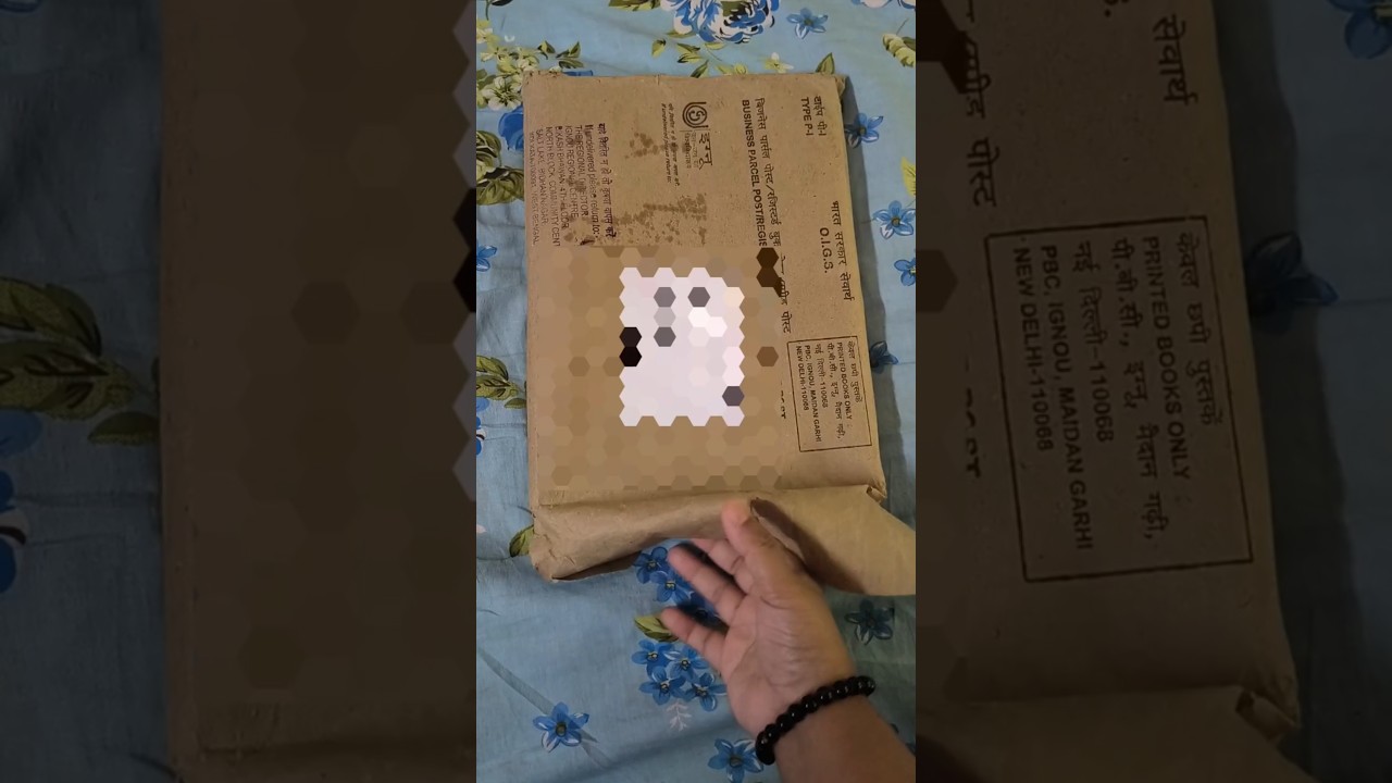 IGNOU STUDY MATERIAL UNBOXING 1st Year English Honours (BAEGH) July 2025 Admission #ignou
