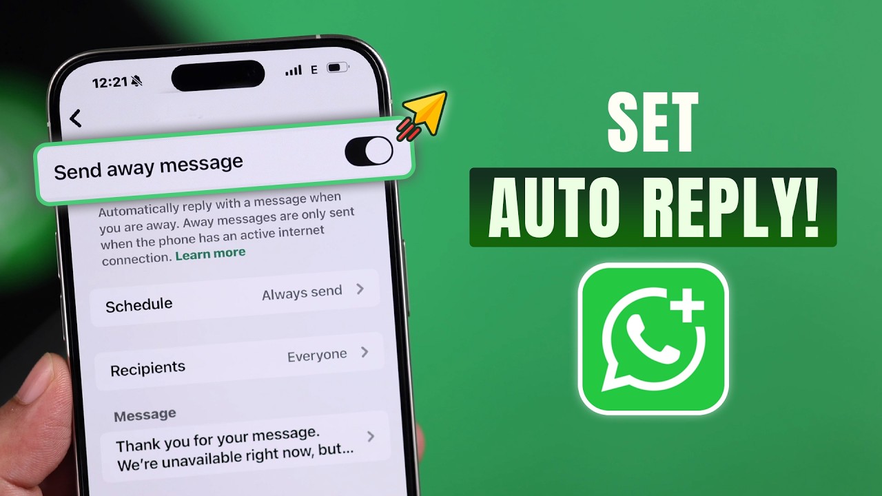 How to Set Auto Reply on WhatsApp Business! [Step-By-Step]