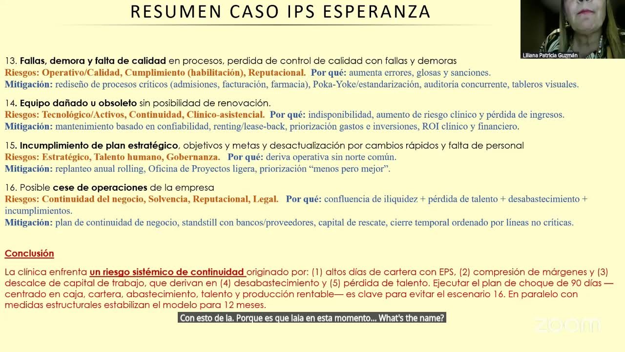 Foro- La gestión del riesgo: lo que debe conocer