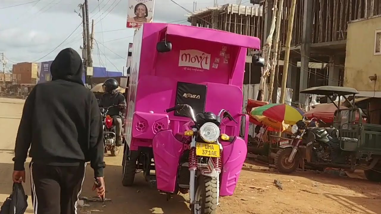 Inside local and humble community of Mukono Uganda 