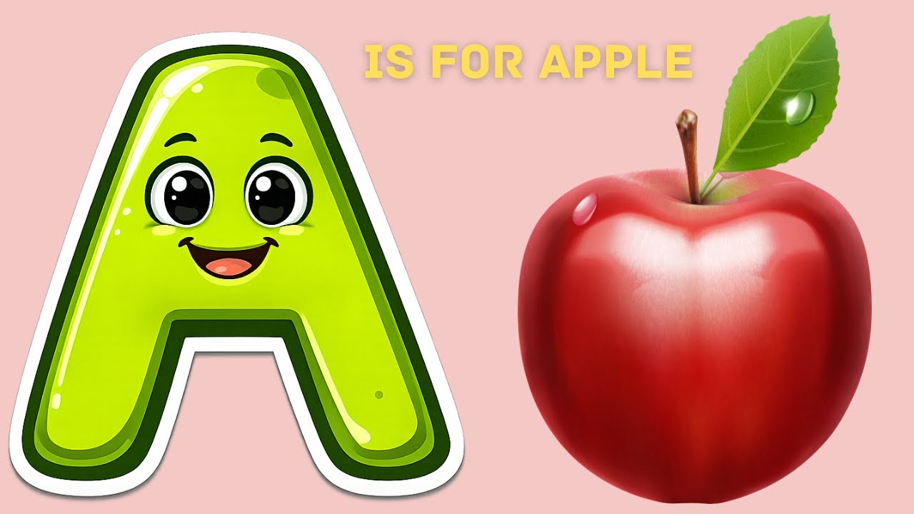 ABC Alphabet Song for Kids 🎵 | Learn Phonics Sounds A to Z 📚 | A is for Apple 🍎 B is for Baby 👶