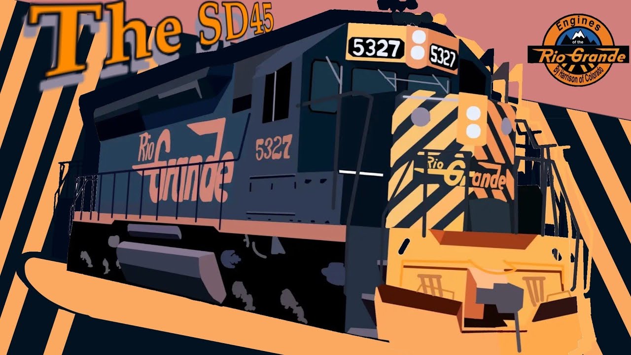Двигатели Rio Grande: SD45