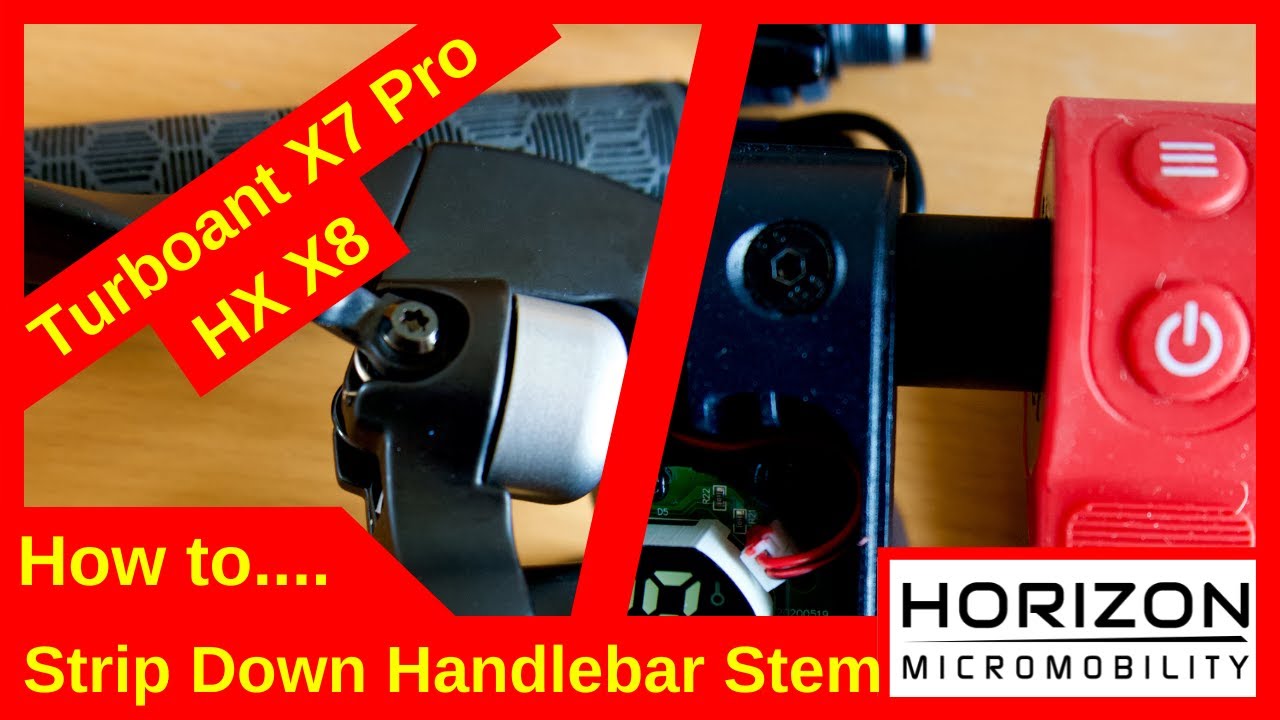 Strip Down of Turboant X7 Pro & HX X8 Electric Scooter Handlebar Stem