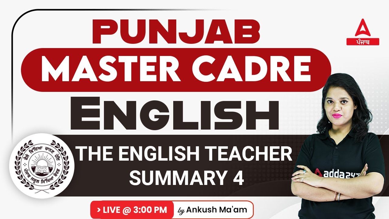 Master Cadre English Preparation | English Classes | The English Teacher Summary #4