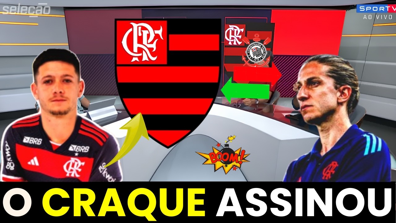 💥BOMBA! É OFICIAL! CONTRATO ASSINADO! ACABOU DE ANUNCIAR! ÚLTIMAS NOTÍCIAS DO FLAMENGO HOJE!