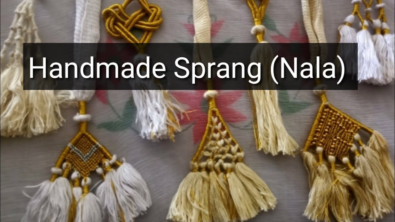 Sprang Handmade - Nala Banana sikhay - Handmade Nala ke Designe - Sprang Design Punjab pakistan