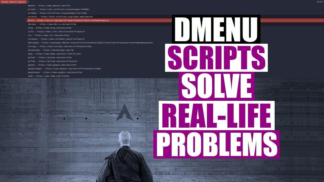 Решайте проблемы с помощью сценариев оболочки и Dmenu