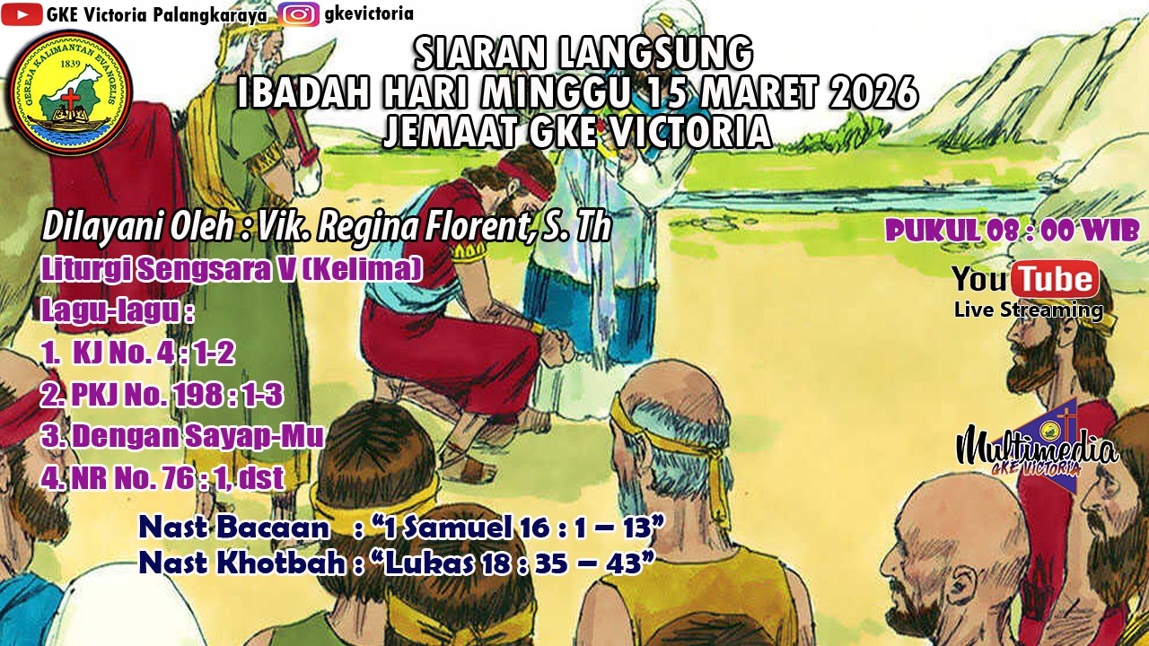 IBADAH HARI MINGGU 15 MARET 2026