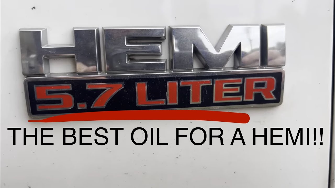 This is what kind of oil you should put in your 5.7 HEMI Engine! The OIL for your HEMI to last long!