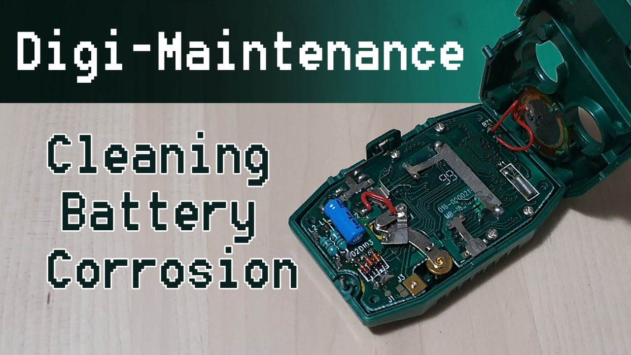 Cleaning Battery Corrosion In your V-Pet