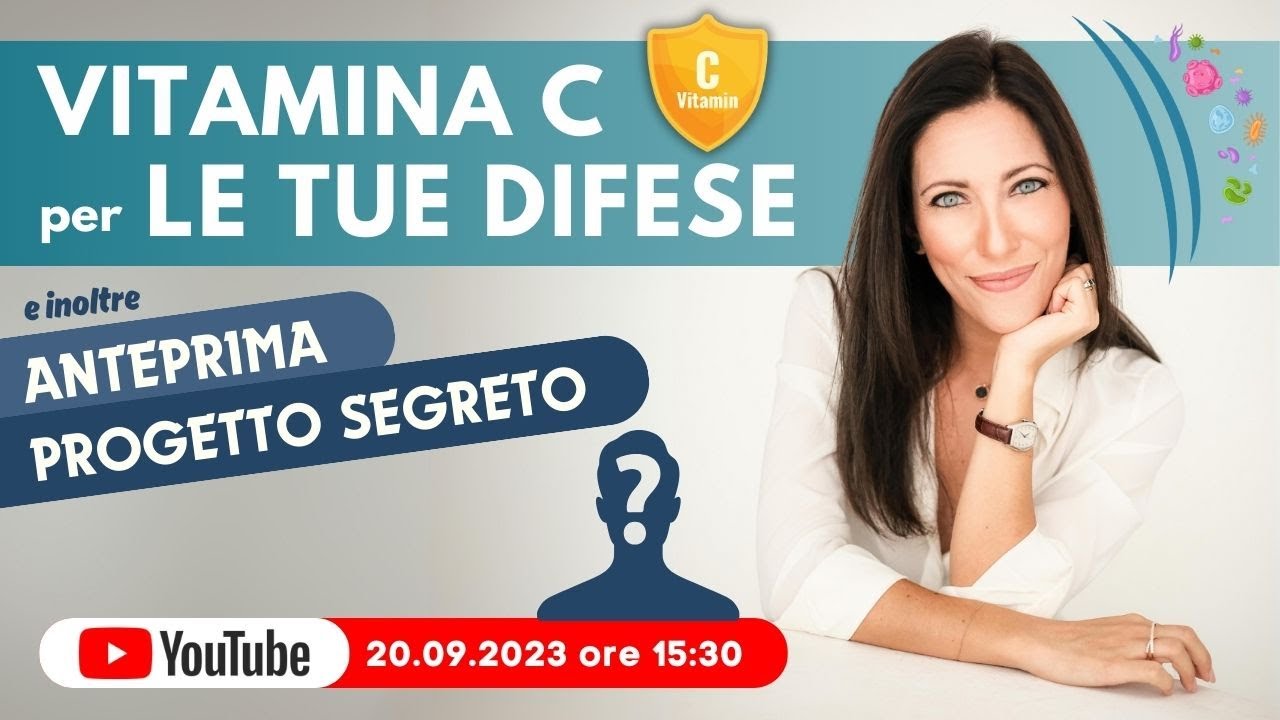 Vitamina C per le difese immunitarie + ANTEPRIMA del mio nuovo progetto