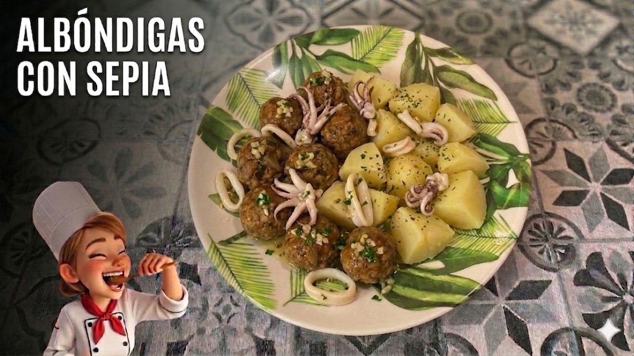 ALBÓNDIGAS CON SÉPIA EN MI AUTOCARAVANA!!