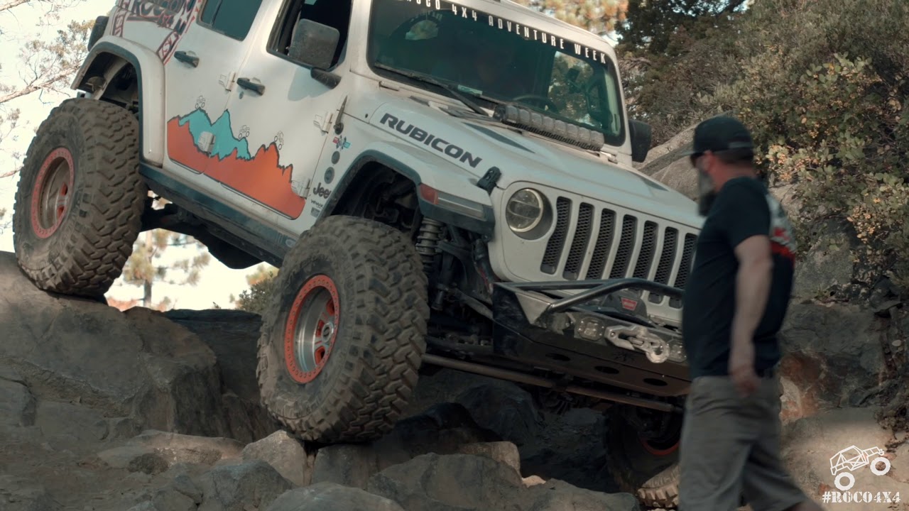 Extreme off-roading at the rubicon trail, with our Wrangler JL