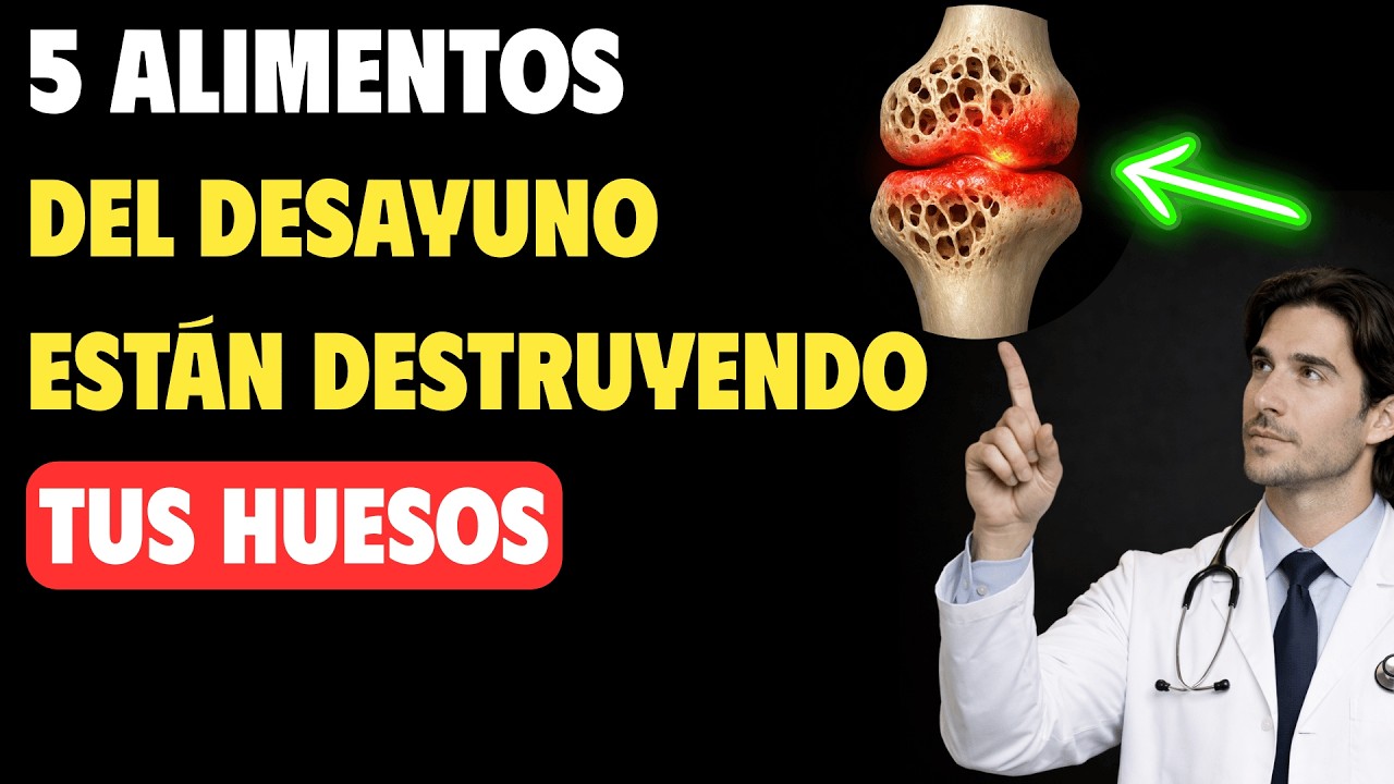5 alimentos del desayuno que están debilitando tus huesos en silencio después de los 60.