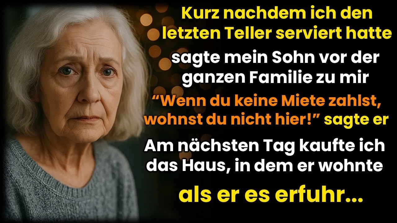 Mein Sohn warf mich raus; ‚Ohne Miete bleibst du nicht!‘ Am nächsten Tag kaufte ich das Haus