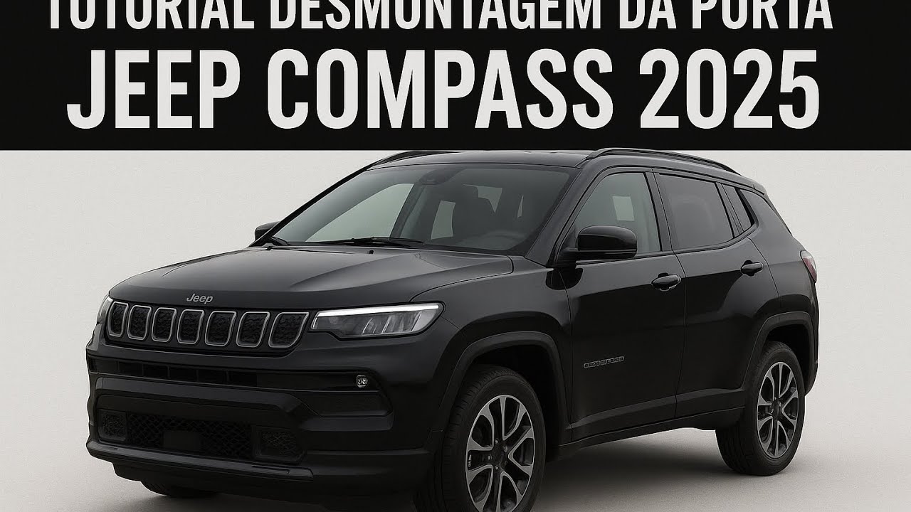 Novo Compass 2025 desmontagem do forro e o porta traseira.