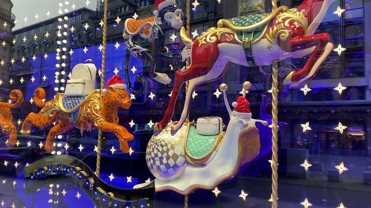 4K Christmas Walk In Paris, France 🇫🇷 - Paris Christmas Lights 2024 A Walk In Paris