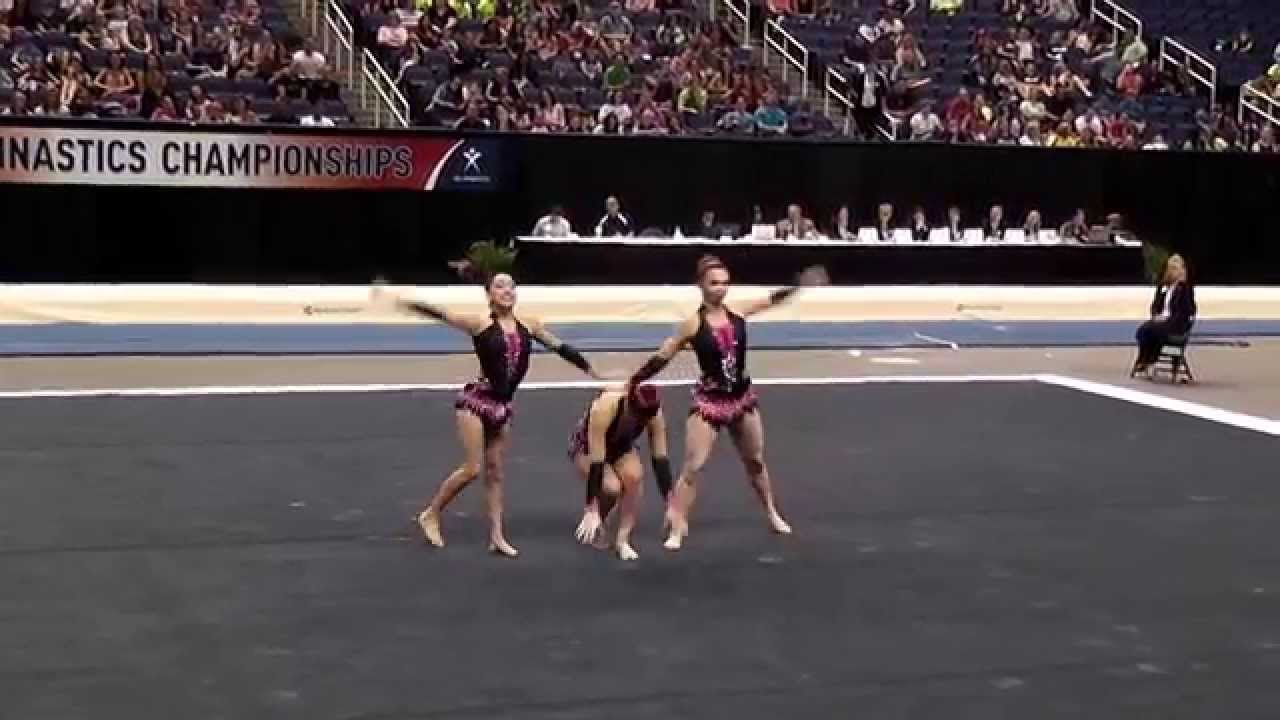 Jr Elite Women's Trio AGSA Dynamic Routine USA Gymnastics National Championships