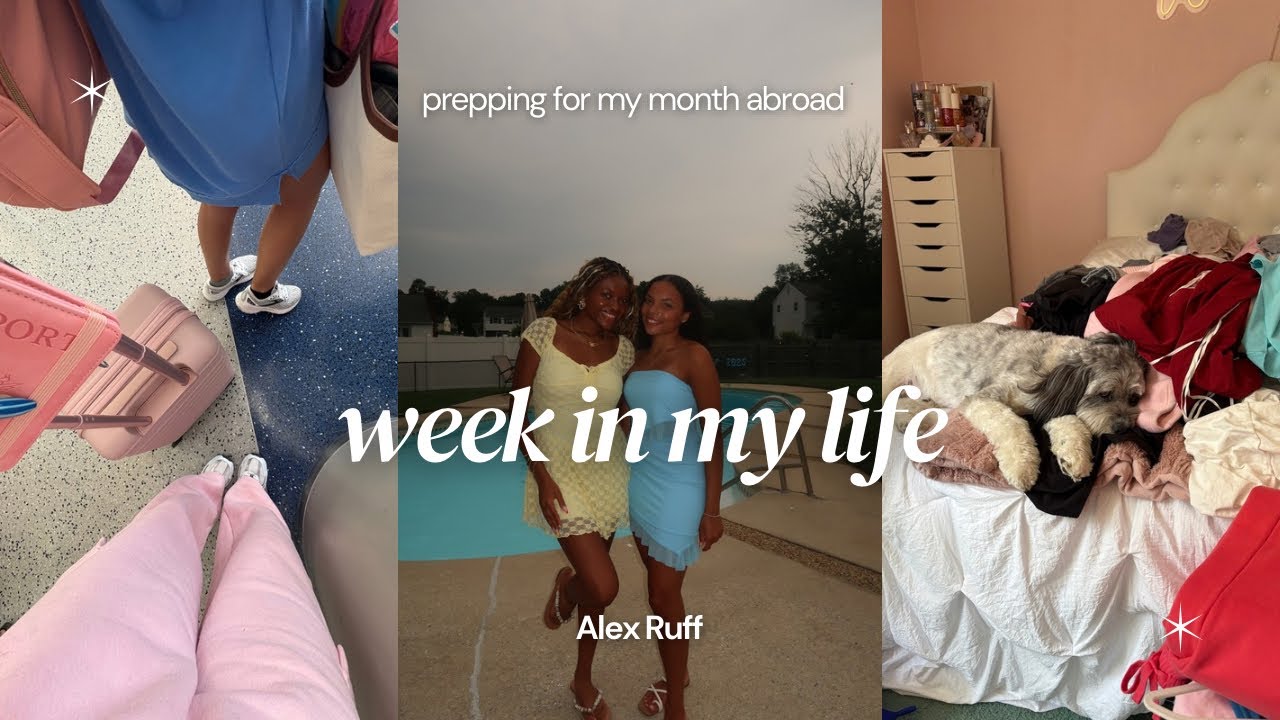 summer week in my life!☀️| prepping for study abroad🇮🇹 | vlog from July better late than never🤣✈️🙌🏽