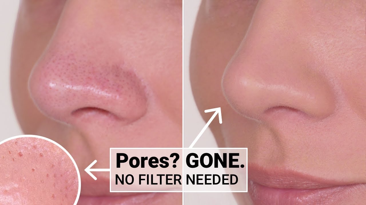 No Filter Needed: How to Hide Pores in Seconds (Makeup Artist Tip!)