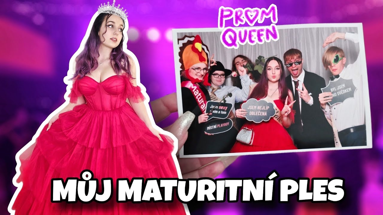 MŮJ MATURITNÍ PLES / JAK SE PŘIPRAVUJI, LÍČENÍ, ŠATY
