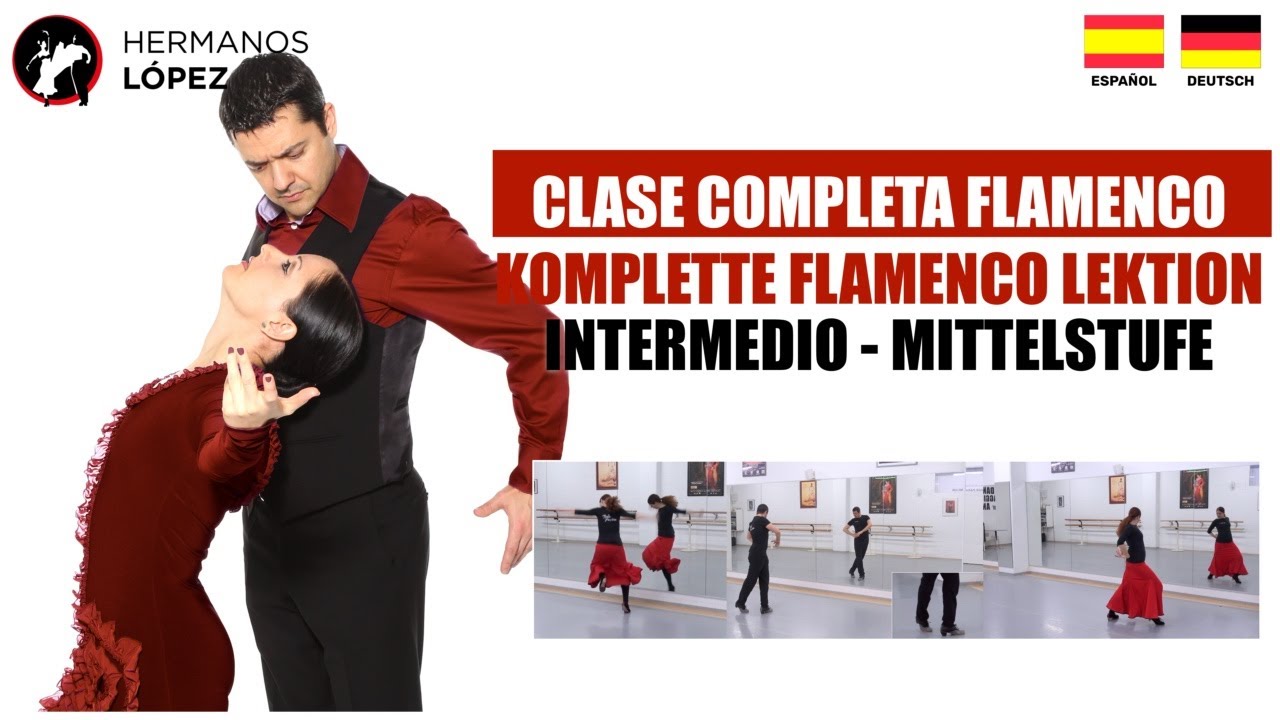 Clase de Flamenco online gratuita nivel intermedio - braceo, zapateado y parte de coreografia