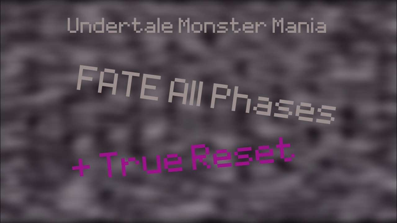 Undertale Monster Mania - FATE Defeated (The Final Boss Of UTMM)