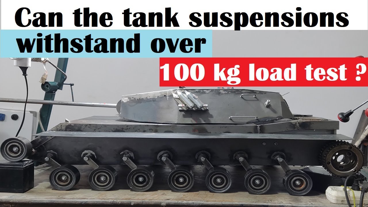 Heavy Rc Homemade Tank Suspension and Wheels EP.6