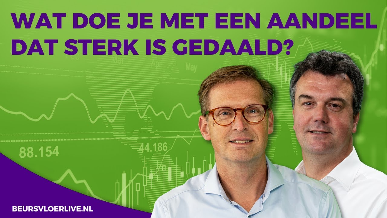 Wat doe je met een aandeel dat sterk is gedaald? | #AEX