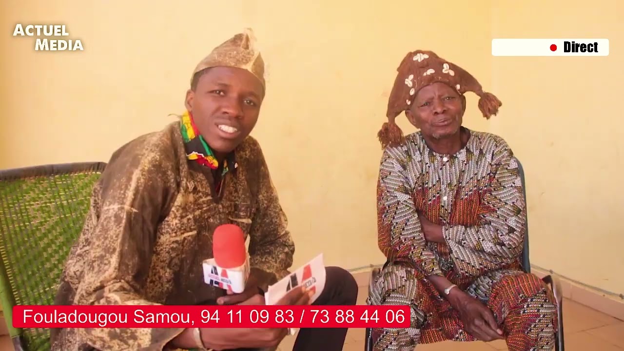 Fouladougou Samou Diakit&eacute; sur actuel M&eacute;dia dans l'&eacute;mission Doni ken&egrave;