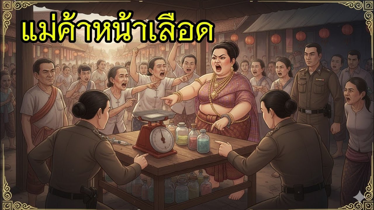 นิทานเรื่อง⭐️กรรมของแม่ค้าหน้าเลือด⭐️#นิทานสอนใจ #นิทาน#กฎแห่งกรรม#ฟังยาว 