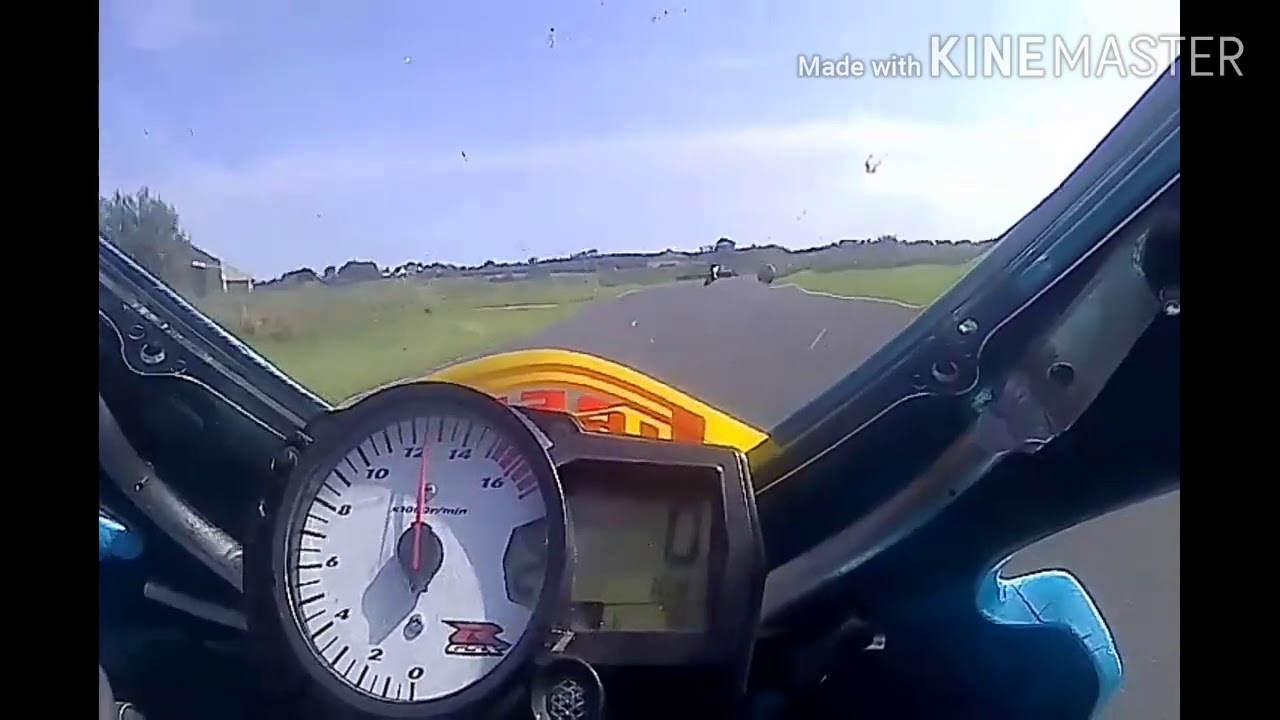 Kirkistown track day  Suzuki 600 k6