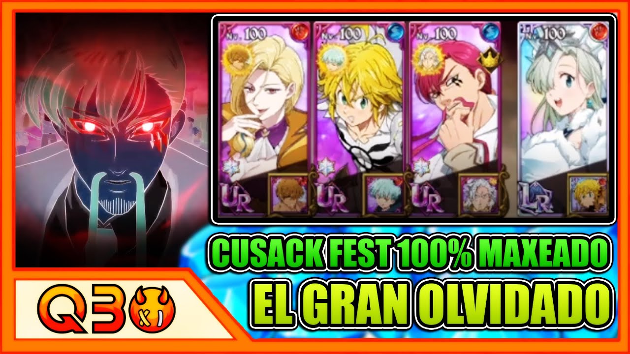 Qbo | ¡YA ERA HORA! MI CUSACK FEST ESTÁ TOTALMENTE MAXEADO Y LISTO PARA OBLITERAR | 7DS: Grand Cross