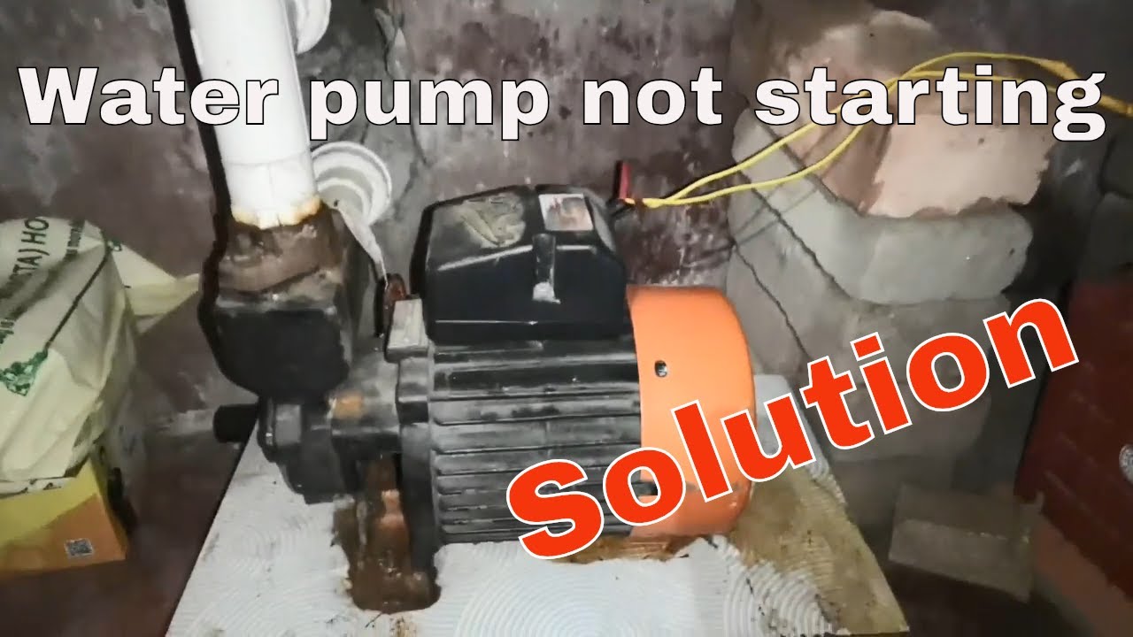 [ Hindi ] water pump not starting solution easiest way || Home water pump repair
