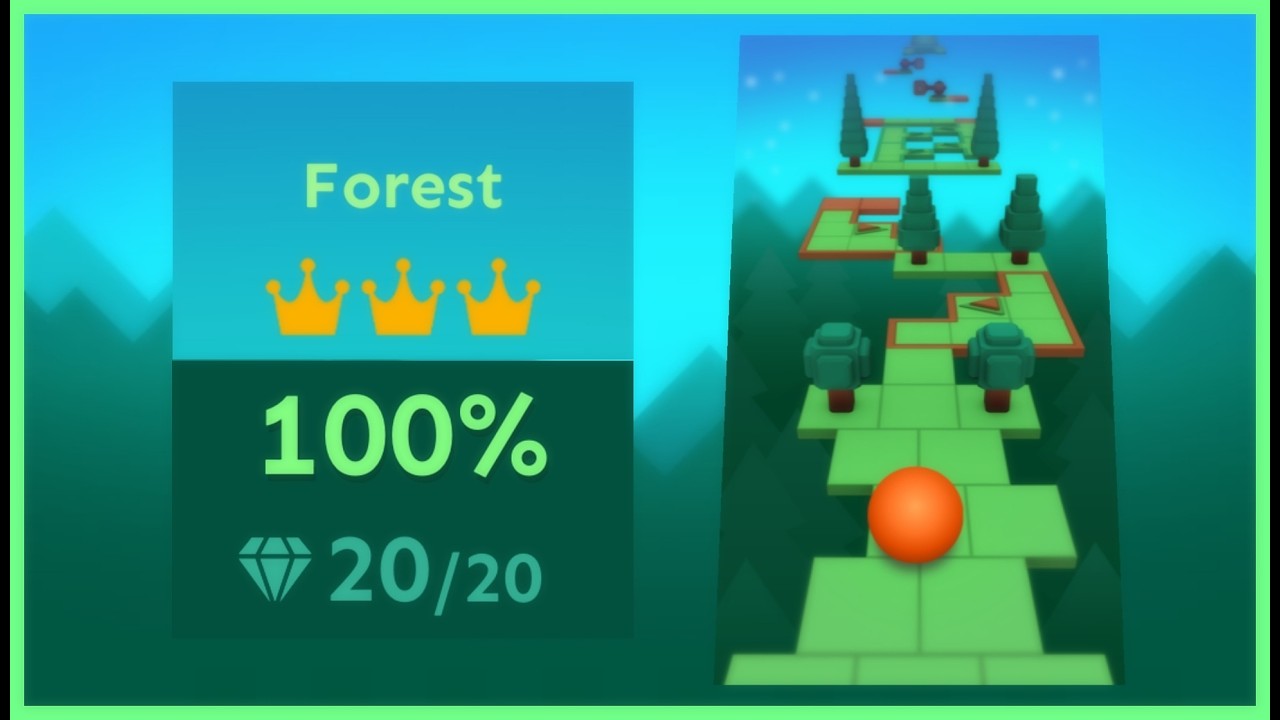 「Rolling Sky」Forest「Main Level 3」| ★★★
