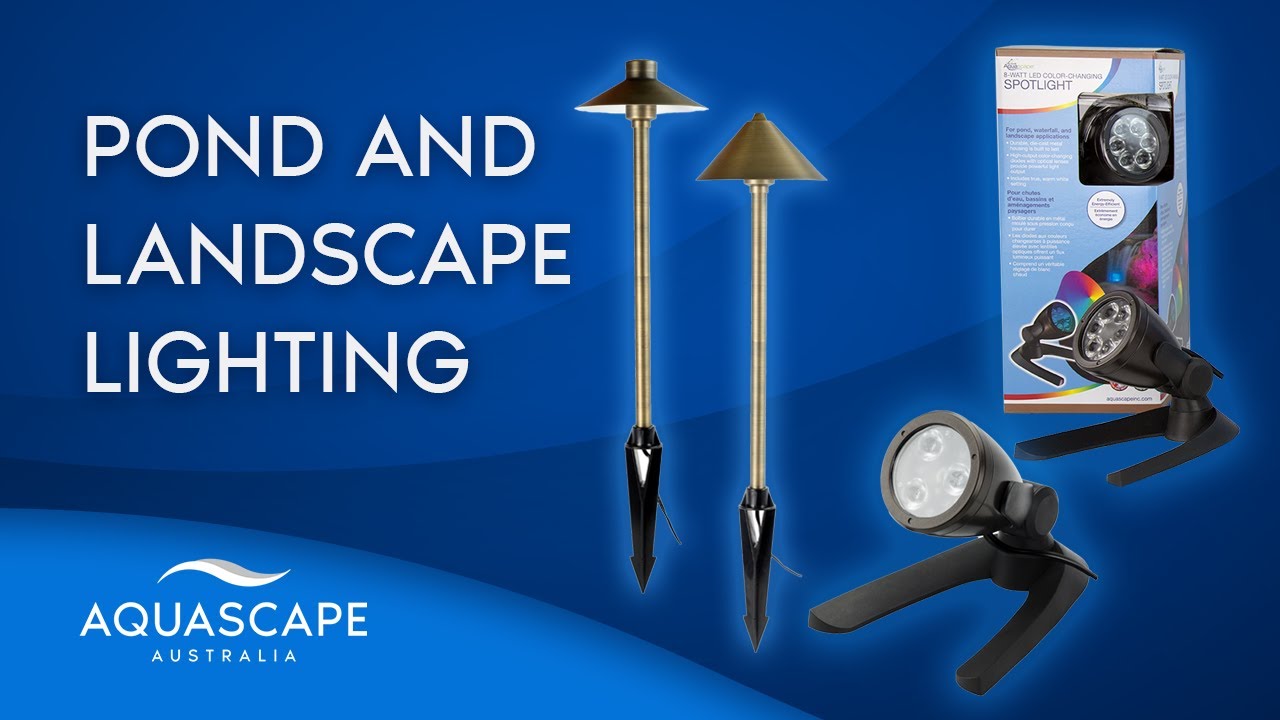 Pond and landscape lighting from Aquascape