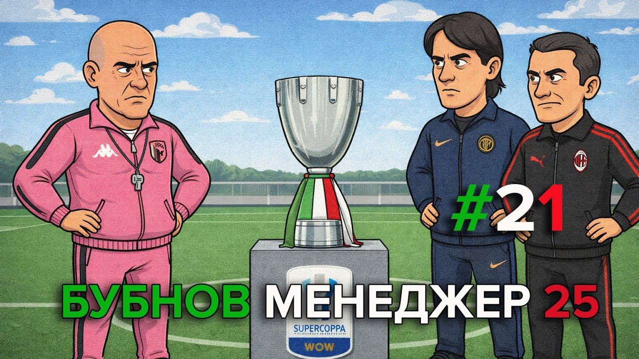 Бубнов Менеджер 25 -  #21. Суперкубок Италии