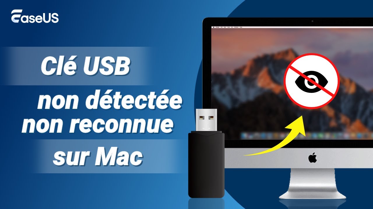 Comment réparer et ouvrir une clé USB qui ne s'affiche pas sur Mac ?