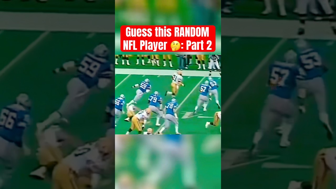 Guess this RANDOM NFL Player 🤔: Part 2 